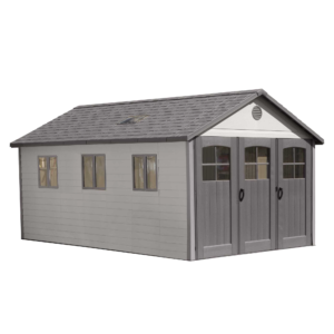 Lifetime 11×21 Storage Garage Kit W/ 9 Ft Wide Doors (60237)
