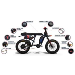 Super73 Oracle Red Bull Racing R Adventure Series Electric Bike