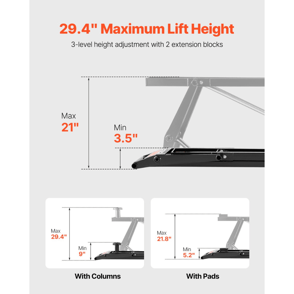7000 lbs Car Lift Adjustable Car Lifts with Remote Control for Home - Image 5