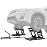 Black Widow Hydraulic Underbody Access Car Lift with Ramp – 3,000 LB. Capacity per Pair
