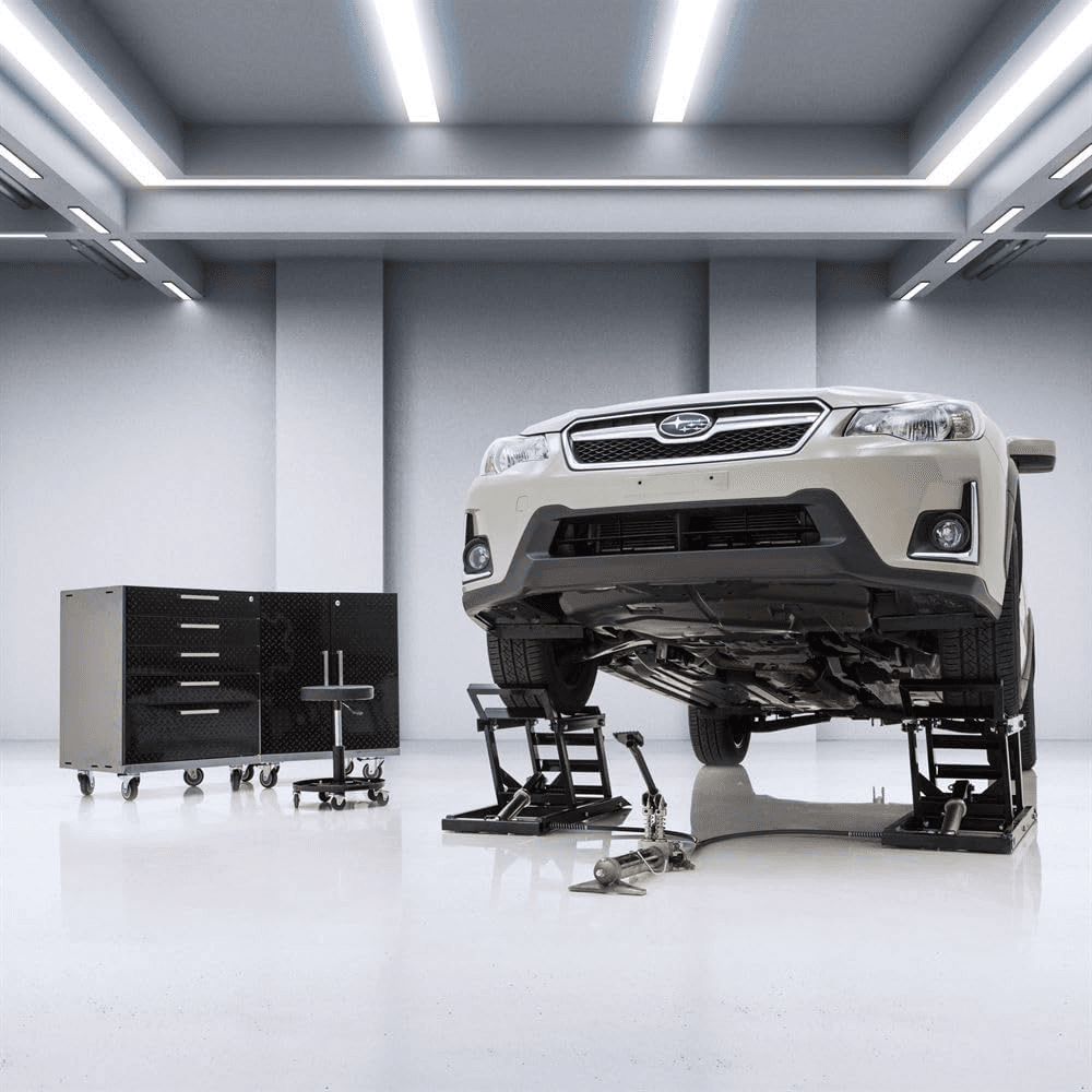 Black Widow Hydraulic Underbody Access Car Lift with Ramp – 3,000 LB. Capacity per Pair - Image 7