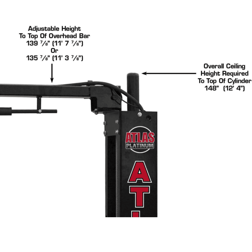 Platinum 10000 LB Certified 2-Post Lift – Atlas PVL-10 - Image 4