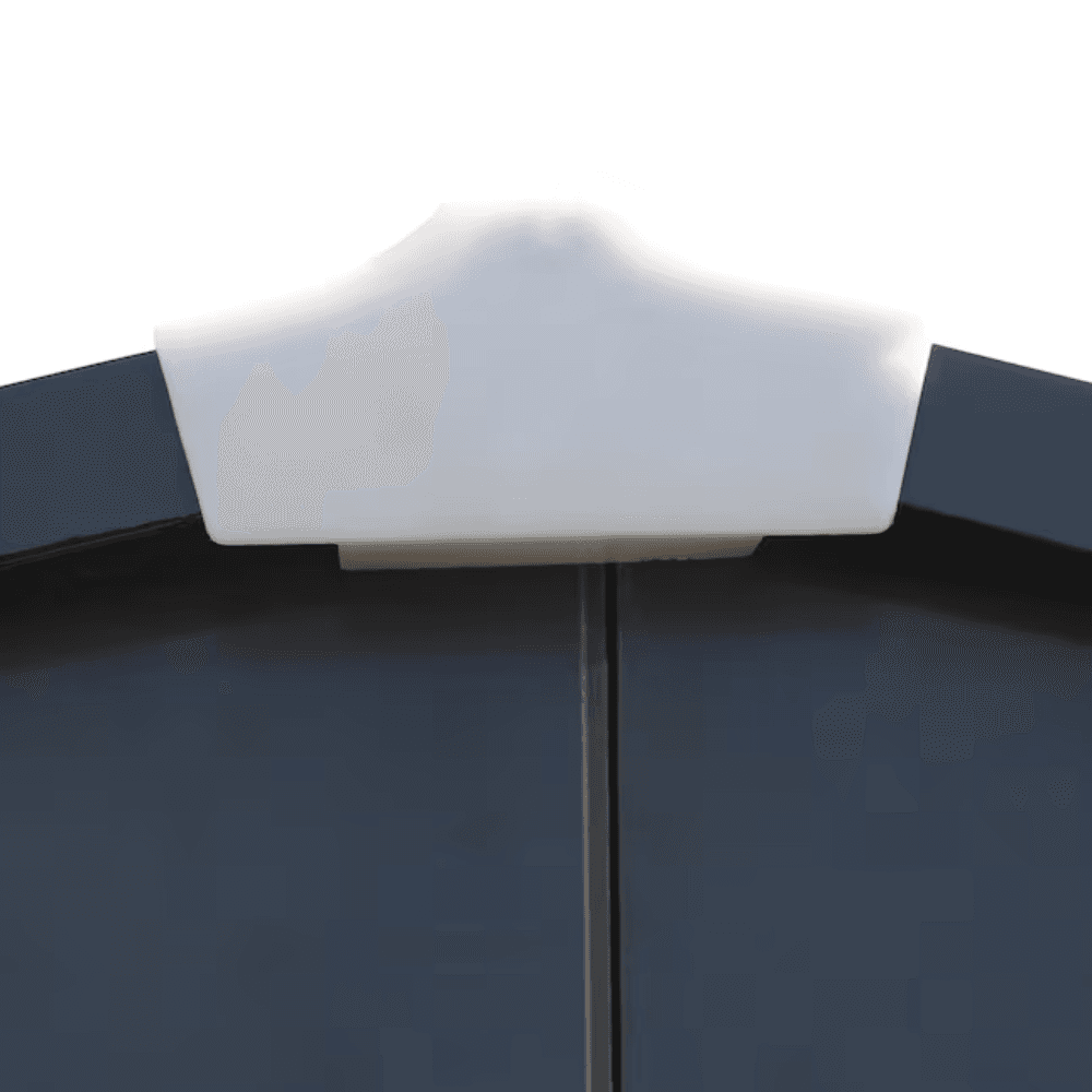 VEIKOUS 10 ft. W x 12 ft. D Outdoor Metal Storage Shed in Gray (120 sq. ft.) - Image 6