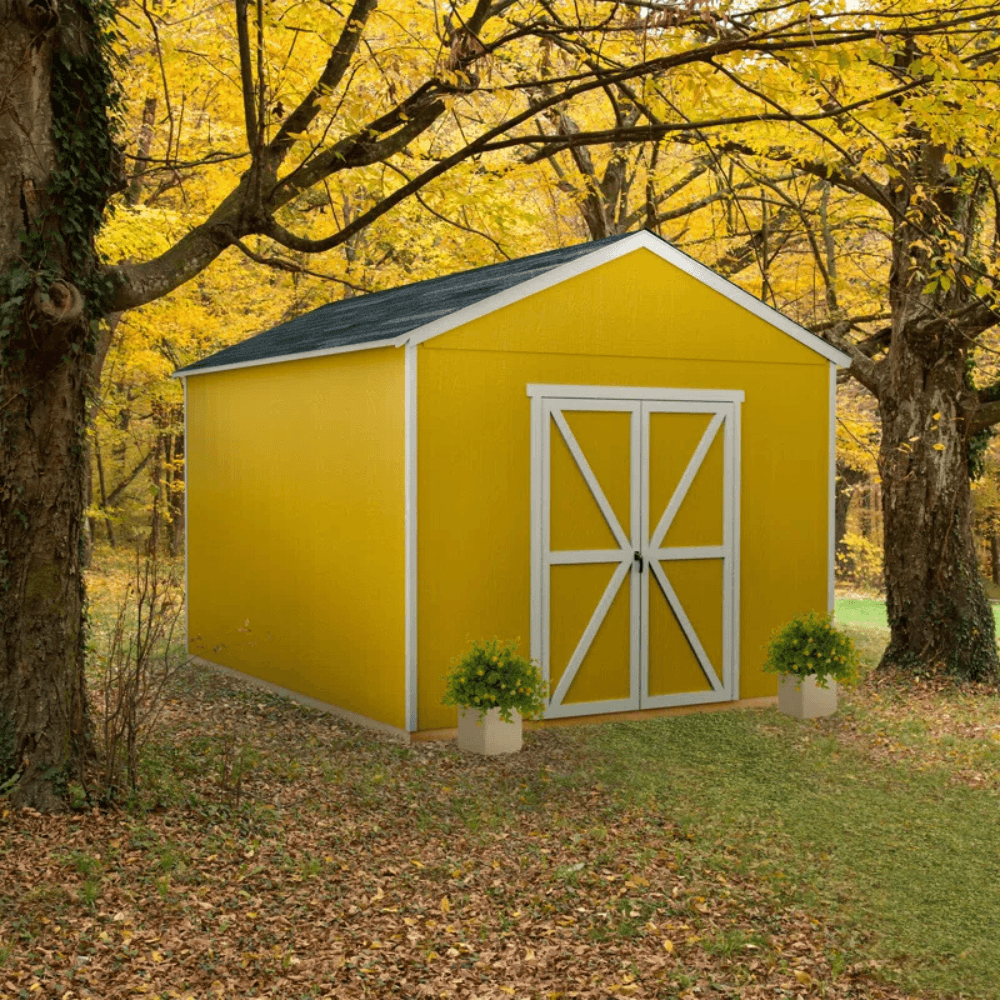 Astoria 12 ft. x 12 ft. Outdoor Wood Storage Shed - Image 4