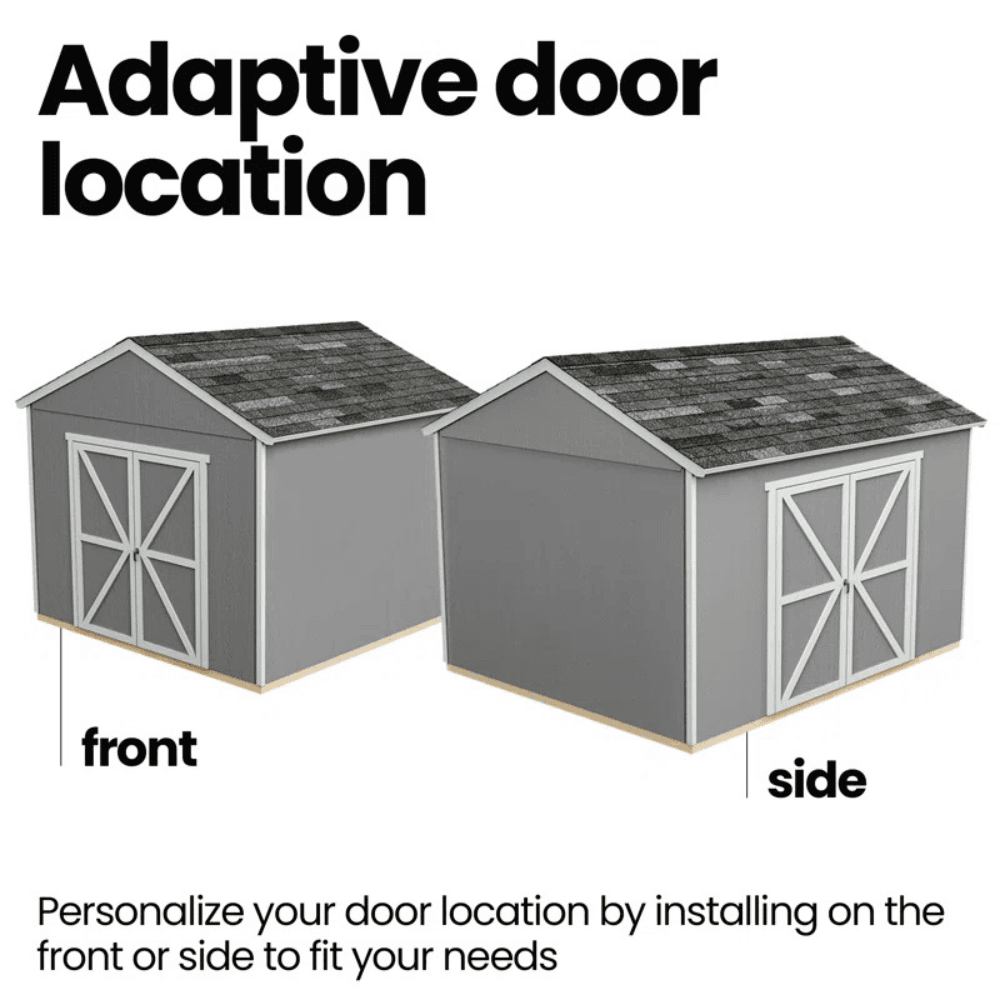 Astoria 12 ft. x 12 ft. Outdoor Wood Storage Shed - Image 7