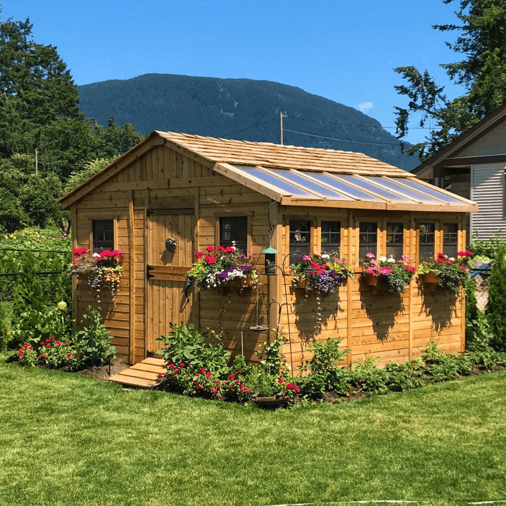 Cedar Sunshed Garden Shed | 12×12 - Image 3