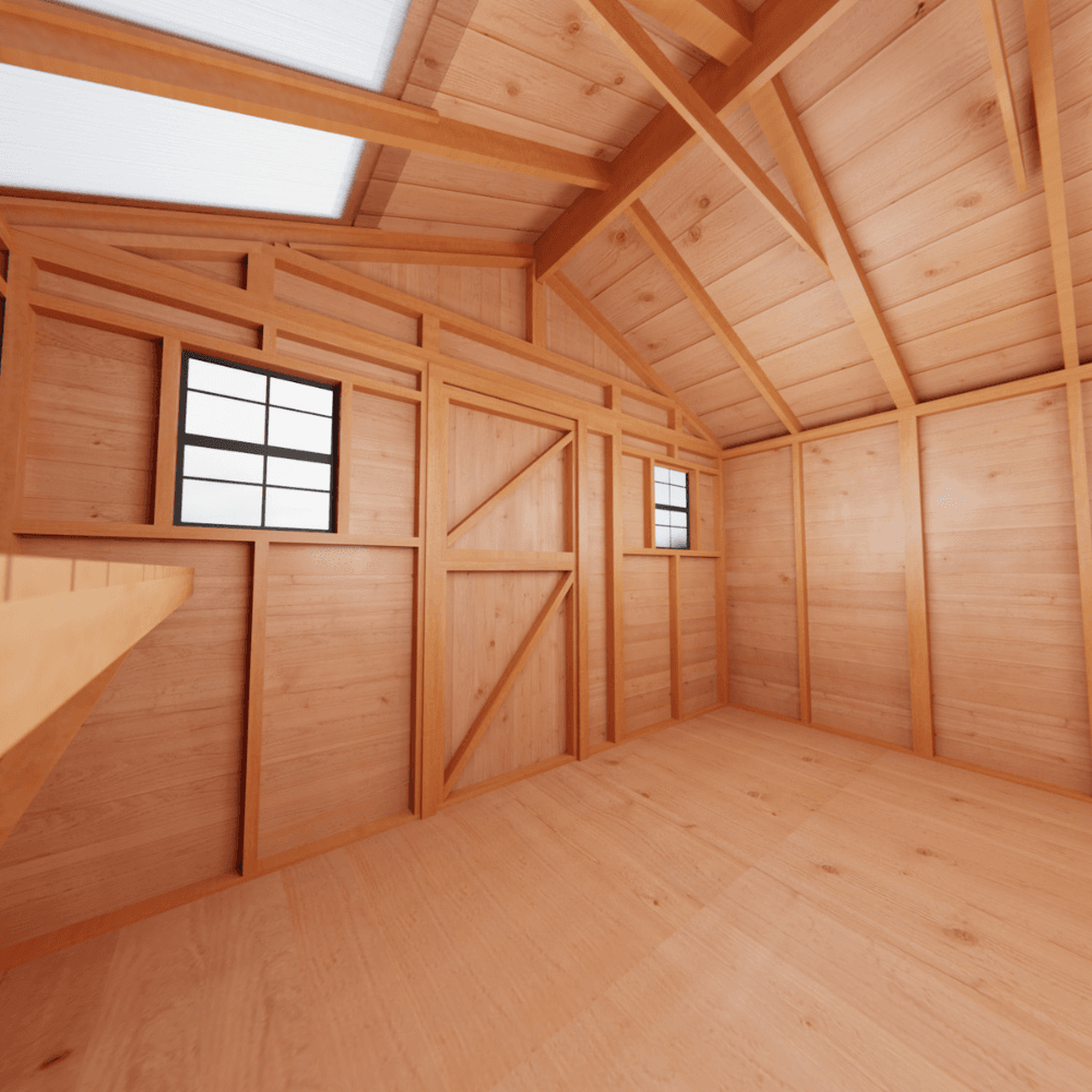 Cedar Sunshed Garden Shed | 12×12 - Image 7