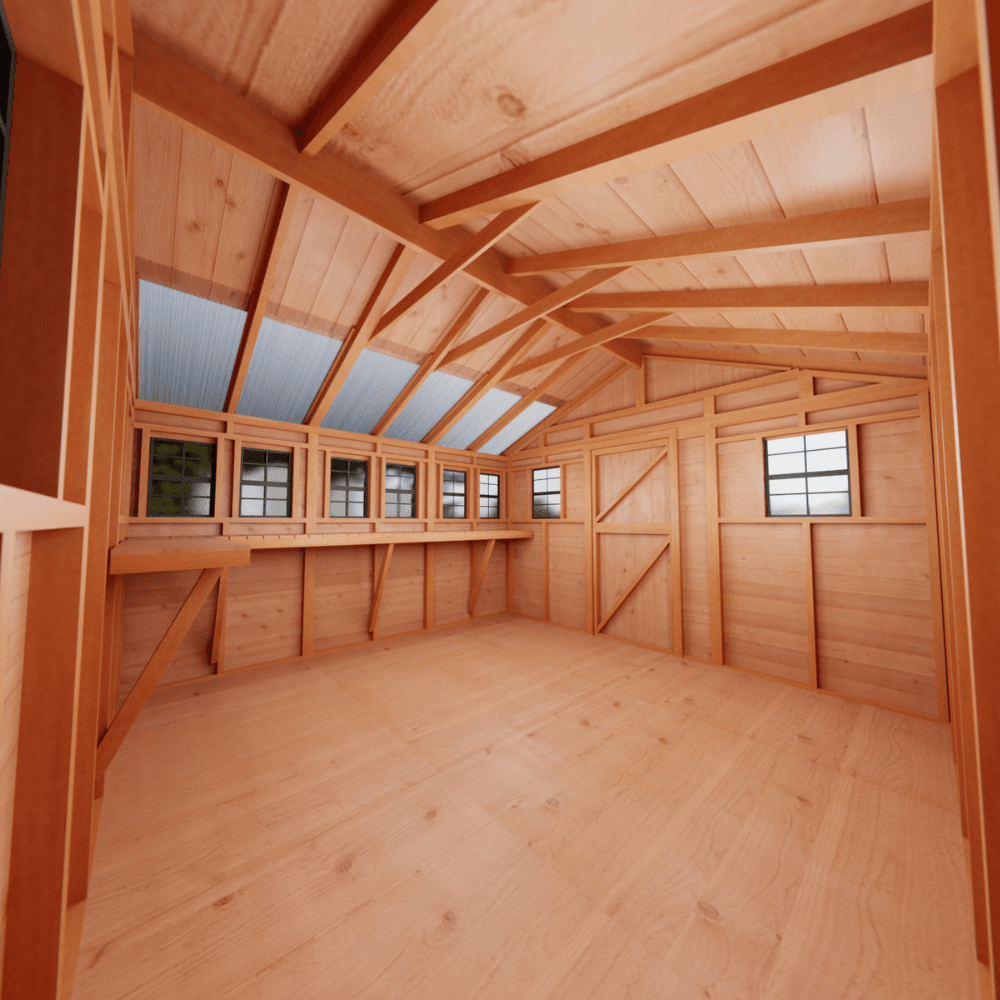 Cedar Sunshed Garden Shed | 12×12 - Image 8