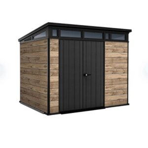 Keter Signature Pine/Graphite DecoCoat Shed 9×7