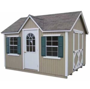 Little Cottage 12 x 10 ft Classic Wood Cottage Panelized Storage Shed