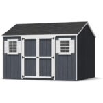 Little Cottage Co. 10×12 Value Workshop Shed with Operable Windows, Outdoor Wood Storage Do-It-Yourself Precut Kit