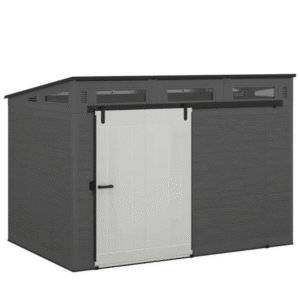 Modernist 10 ft. x 7 ft. Barn Door Storage Shed Suncast