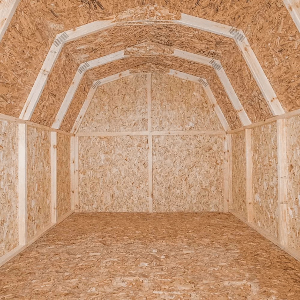 Ontario 8′ x 12′ Outdoor Wood Shed - Image 9