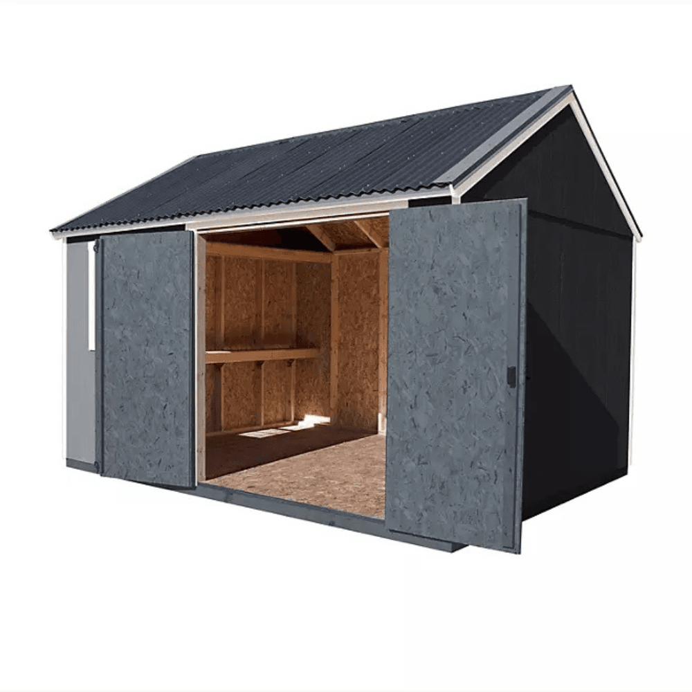 Sonata 12′ x 10′ Outdoor Wood Shed - Image 12