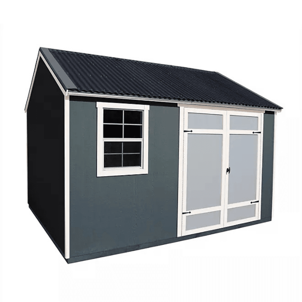 Sonata 12′ x 10′ Outdoor Wood Shed - Image 3