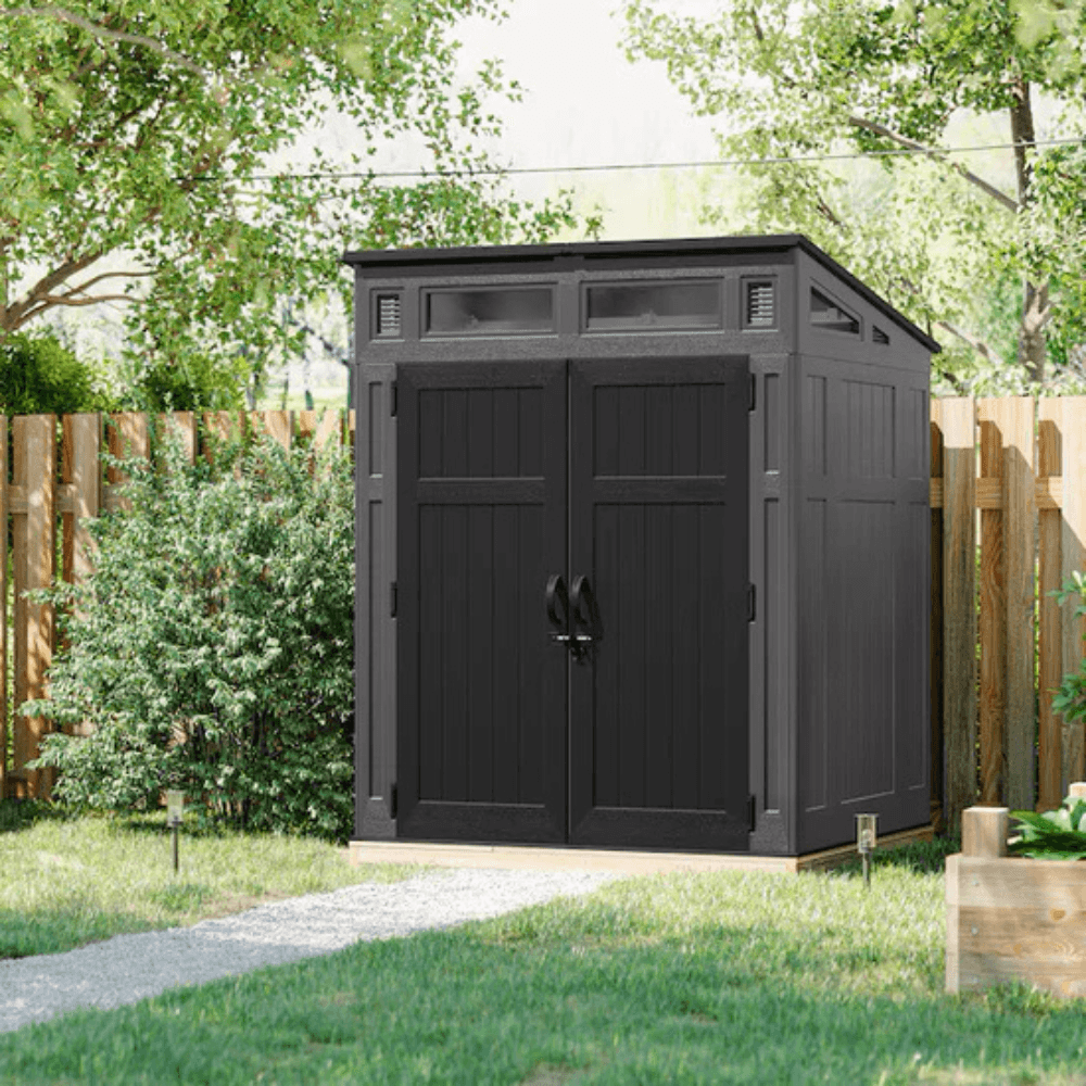 Suncast 6-ft x 5-ft Resin Shed Lean-to Resin Storage Shed (Floor Included) - Image 2