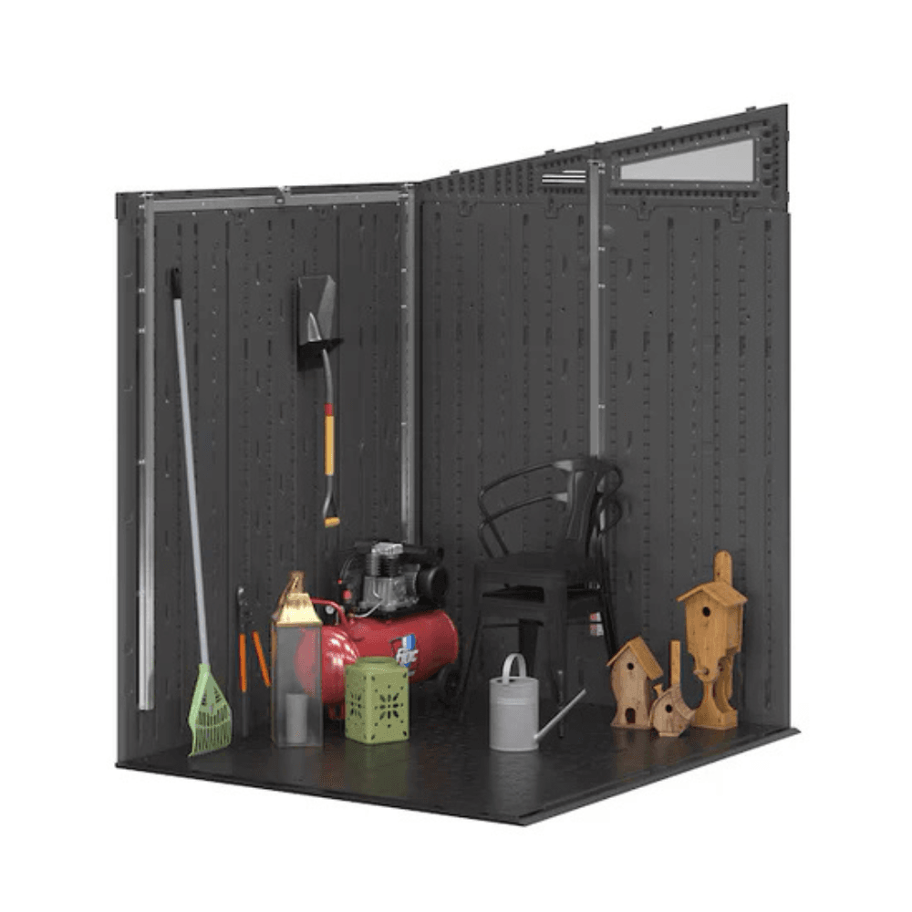Suncast 6-ft x 5-ft Resin Shed Lean-to Resin Storage Shed (Floor Included) - Image 5