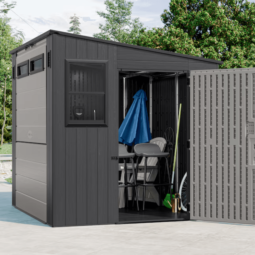 Suncast 8-ft x 7-ft Resin Shed (Floor Included) - Image 7