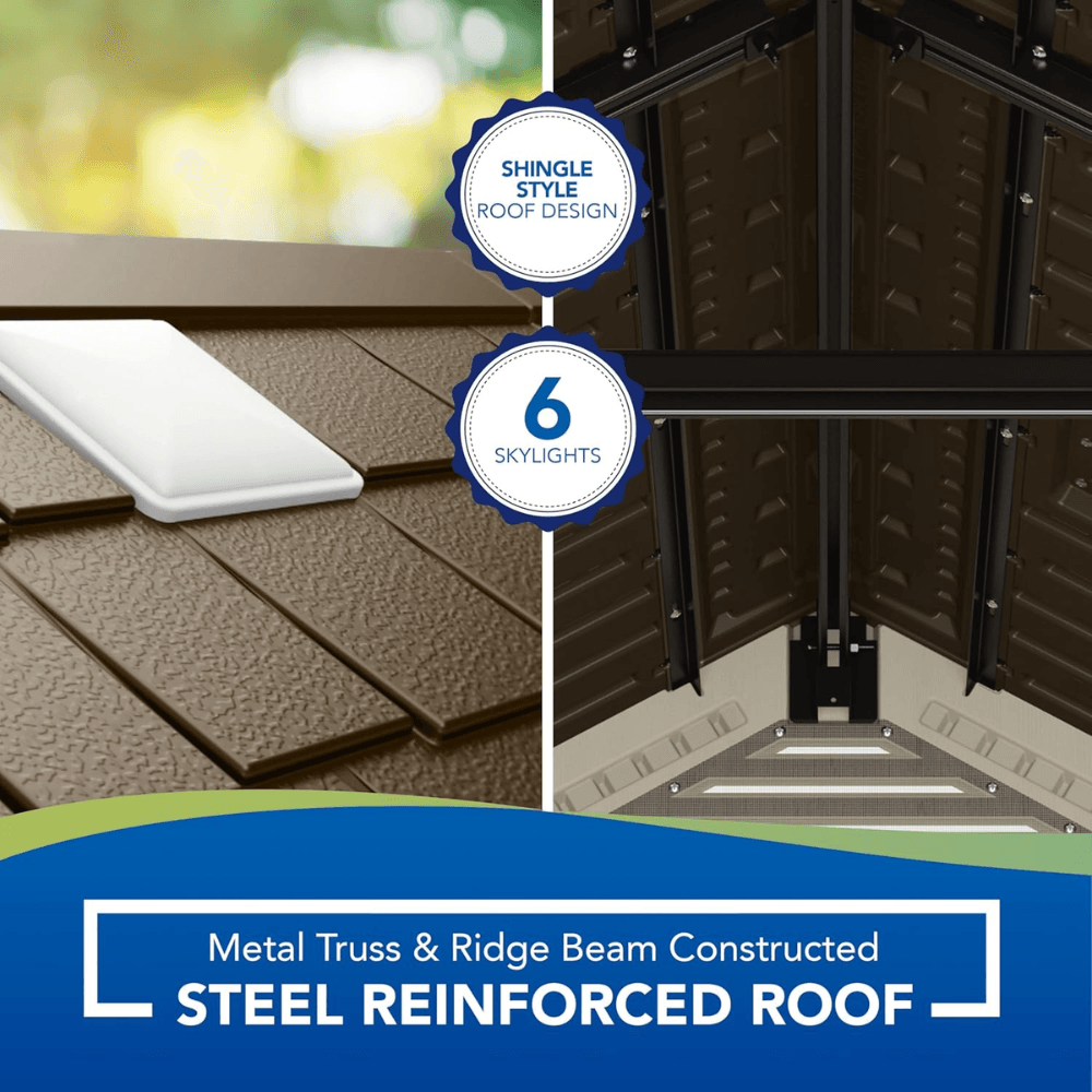 Suncast Tremont 547 cu. ft. Storage Shed BMS8100 - Image 8