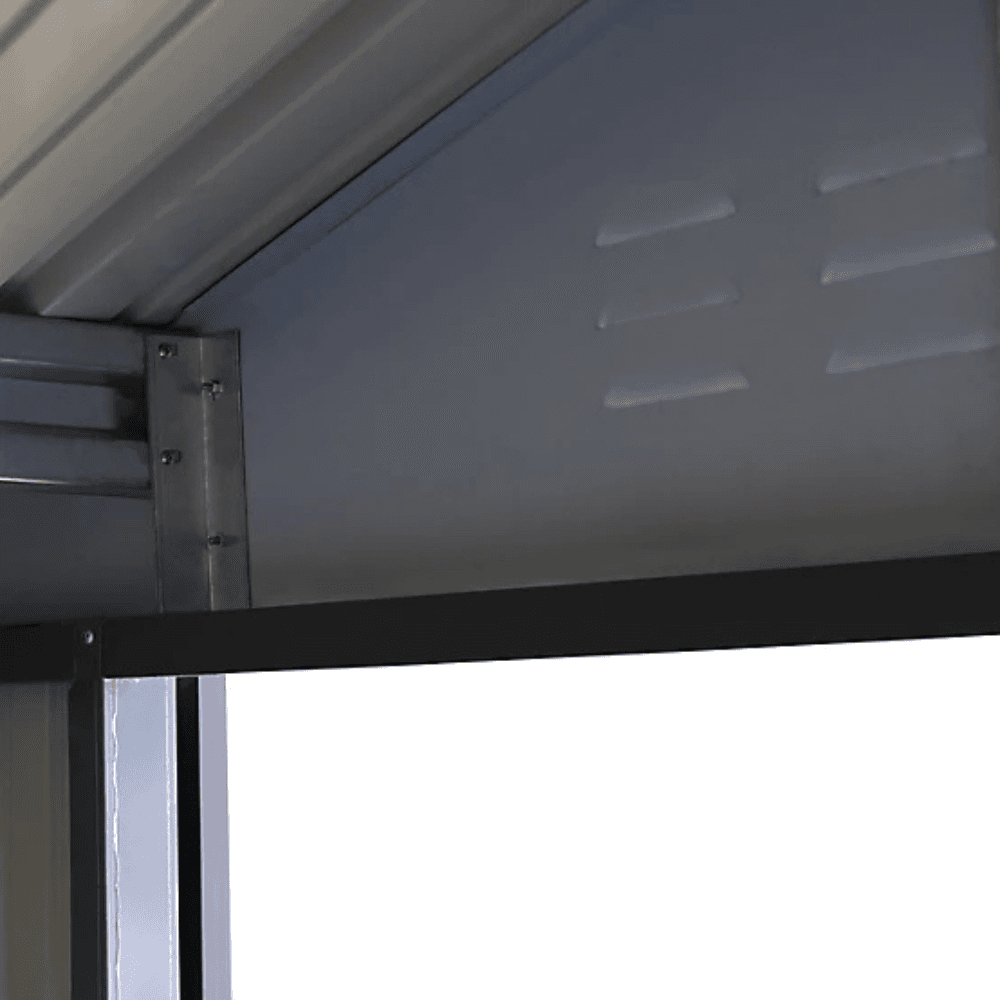 Veikous 8 ft. x 12 ft. Outdoor Storage Shed with Lockable Door and Vents - Image 2