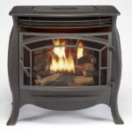 Duluth Forge Dual Fuel Ventless Gas Stove – 26,000 BTU, Remote Control, Matte Black Finish – Model# FDSR25