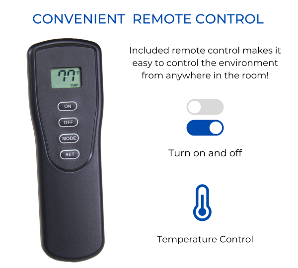 Duluth Forge Dual Fuel Ventless Gas Stove – 26,000 BTU, Remote Control, Matte Black Finish – Model# FDSR25 - Image 3