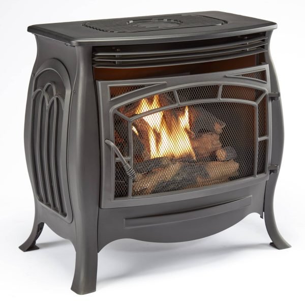 Duluth Forge Dual Fuel Ventless Gas Stove – 26,000 BTU, Remote Control, Matte Black Finish – Model# FDSR25 - Image 9