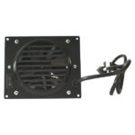 Fan Blower for MU Style Mini Hearth Gas Space Heaters – Black Finish – Model# 20UB100B-01