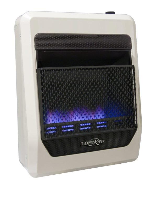Lost River Dual Fuel Reconditioned Ventless Blue Flame Gas Space Heater – 20,000 BTU, T-Stat Control – Model# PCIT20BF-R