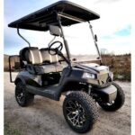 Terminator 48v Electric Golf Cart Four Seater – Massive Rims/Tires Flip Seat – Optionally Fully Loaded – Black Model