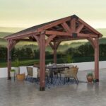 Arlington 12′ X 12′ Solid Wood Patio Gazebo