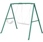 440lbs Extra Large Metal Swing Frame with 5 Hanging Hooks, Heavy Duty A-Frame Swing Stand