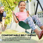 Klo Kick Metal Swing Set with 3 Swings