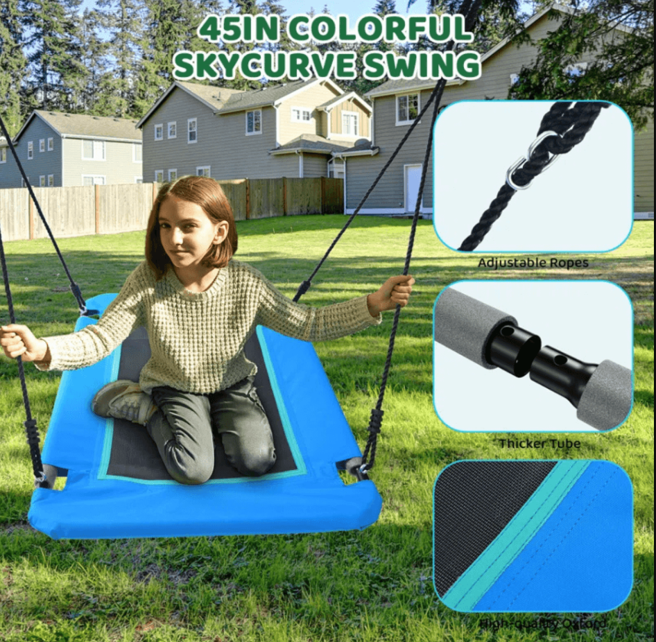 660lbs Heavy Duty Swing Set With 1 Platform Swing, 2 Belt Swings - Image 5