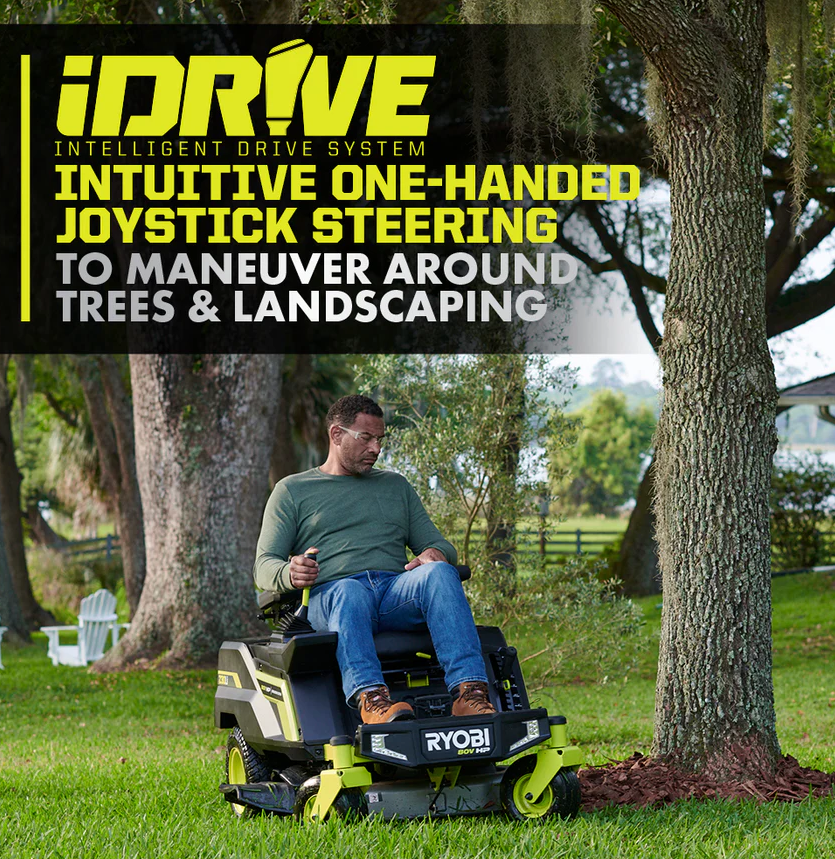 RYOBI 80V HP Brushless 30 in. Battery Electric Cordless Zero Turn Mower with 80V 10 Ah Batteries - Image 12