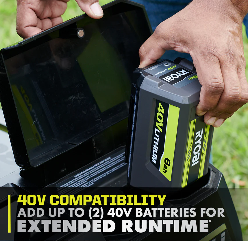 RYOBI 80V HP Brushless 30 in. Battery Electric Cordless Zero Turn Mower with 80V 10 Ah Batteries - Image 15