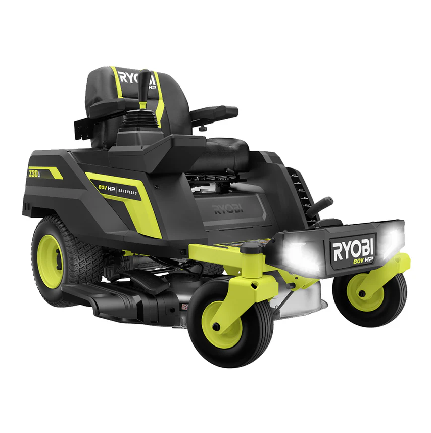 RYOBI 80V HP Brushless 30 in. Battery Electric Cordless Zero Turn Mower with 80V 10 Ah Batteries - Image 4