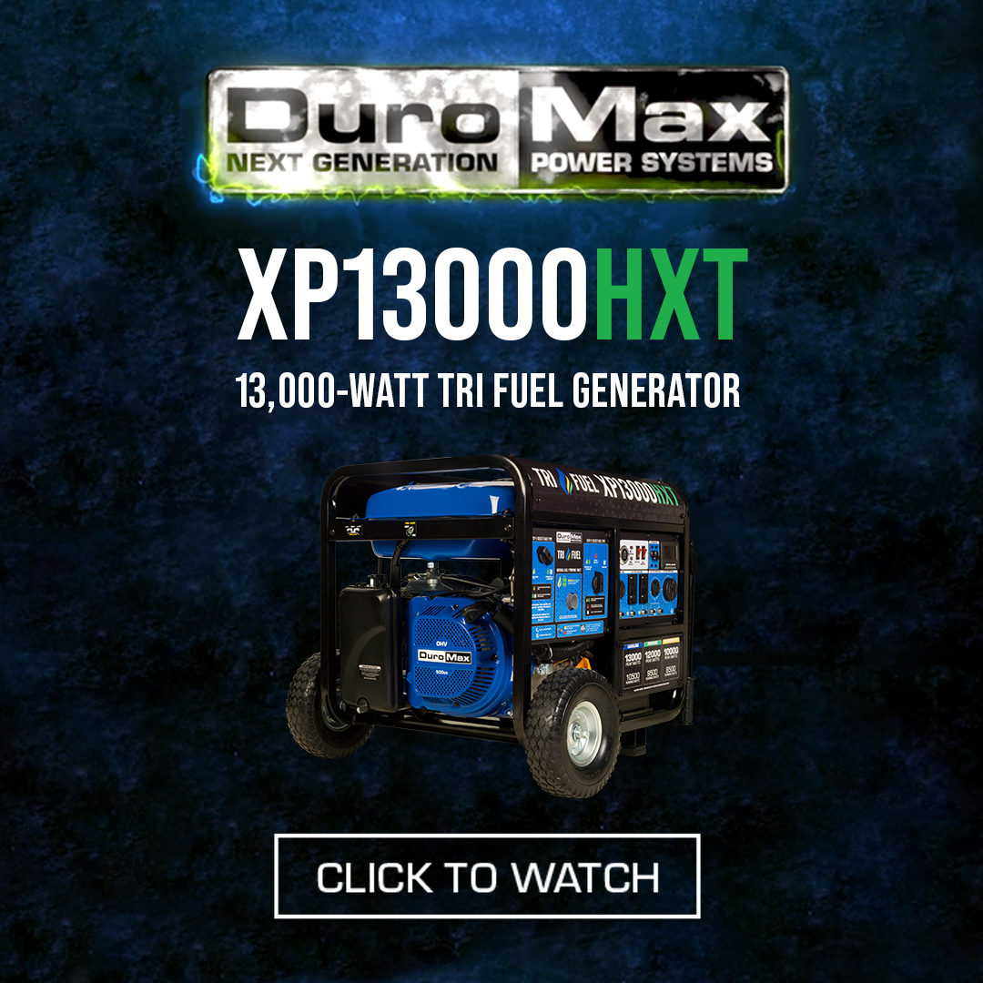 DuroMax XP13000HXT 13,000 Watt Electric Start Tri-Fuel Portable Generator w/ CO Alert - Image 6