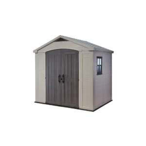 Keter Factor 8×6ft Large Resin Outdoor Storage Shed