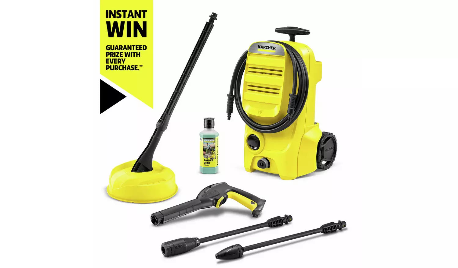 Kärcher K3 Classic Home pressure washer 1600W 120 bar 380L/hr 6m hose T1 patio cleaner - Image 3