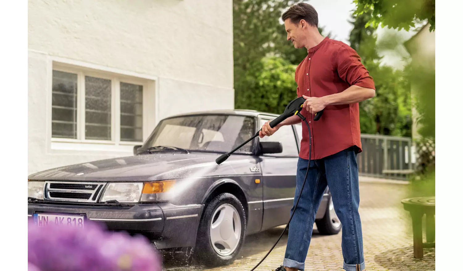 Kärcher K3 Classic Home pressure washer 1600W 120 bar 380L/hr 6m hose T1 patio cleaner - Image 7
