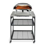 Ooni Large Modular Table pizza oven station stainless steel 80×80cm lockable castors UU-P2F100