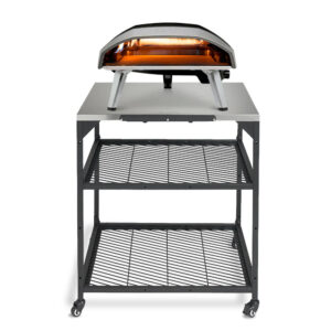 Ooni Large Modular Table pizza oven station stainless steel 80×80cm lockable castors UU-P2F100