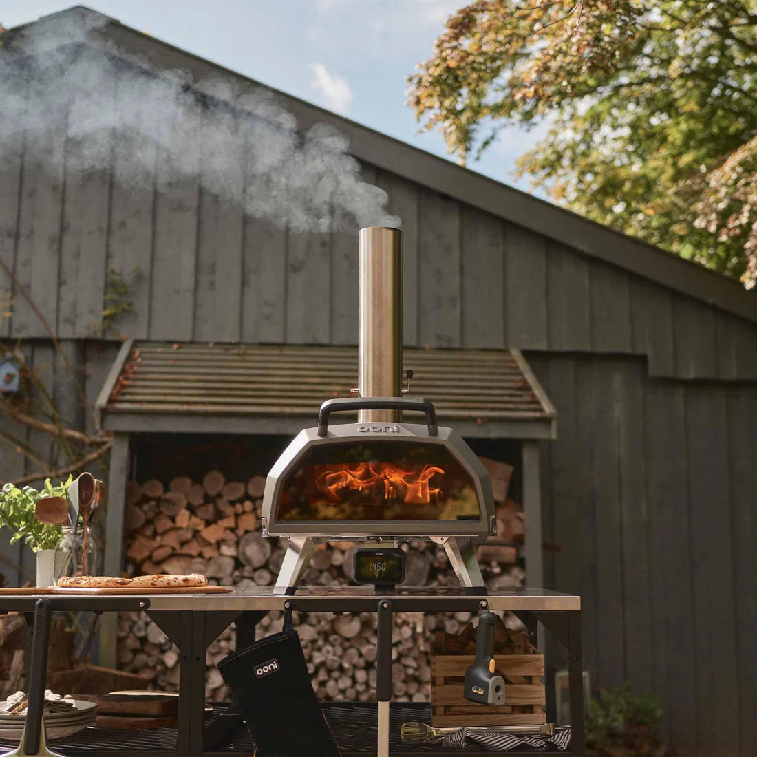 Ooni Karu 2 Pro multi-fuel pizza oven 500°C 16" 17" surface Ooni Connect wood charcoal gas - Image 6